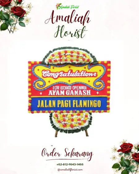 Sewa Papan Bunga Wek V